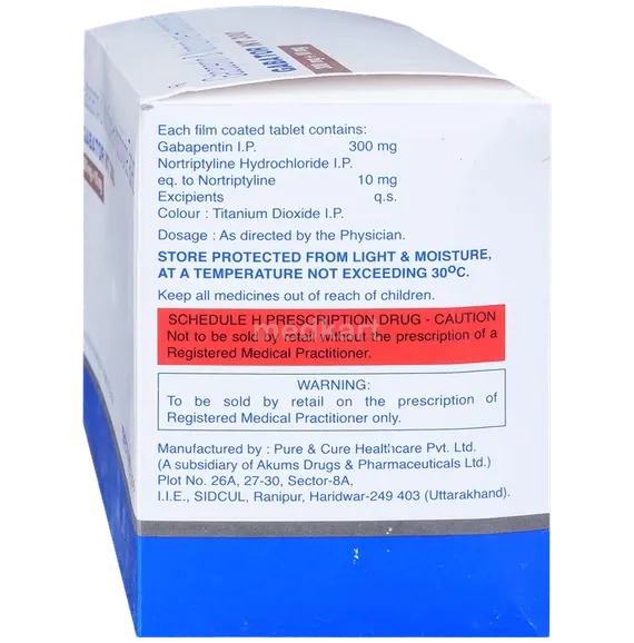 gabator nt 300mg tablet 15's